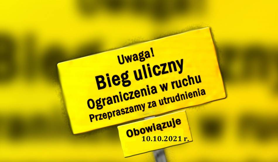 Utrudnienia w ruchu w dniu 10 października 2021 r. w związku z organizacją 21. PKO Półmaratonu dookoła Jeziora Żywieckiego