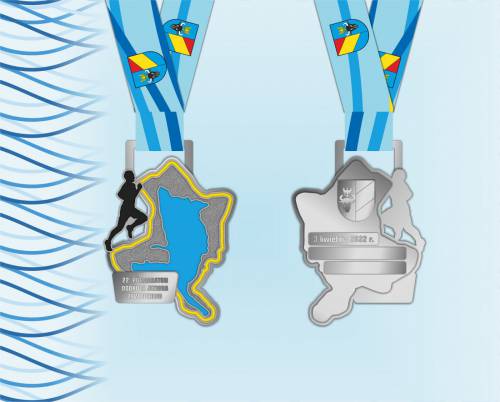 Projekt medali na Półmaraton Żywiecki