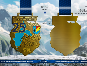 Prezentujemy medal 25. PKO Półmaratonu dookoła Jeziora Żywieckiego! - zdjęcie1