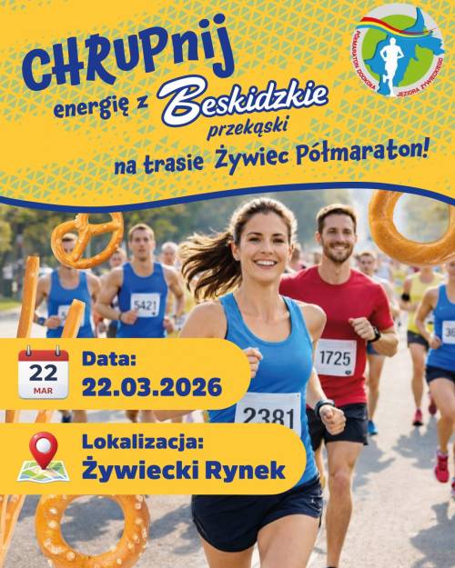 Beskidzkie - Kolejnym sponsorem Półmaratonu Żywieckiego